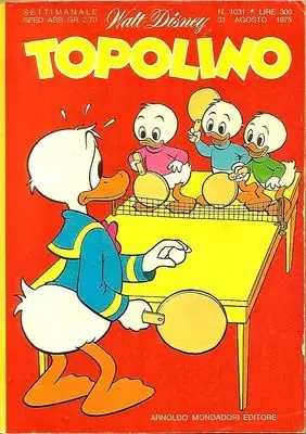 Copertina di TOPOLINO · 1031 — Topolino n. 1031