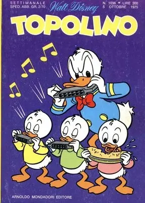 Copertina di TOPOLINO · 1036 — Topolino n. 1036