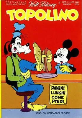 Copertina di TOPOLINO · 1058 — Topolino n. 1058