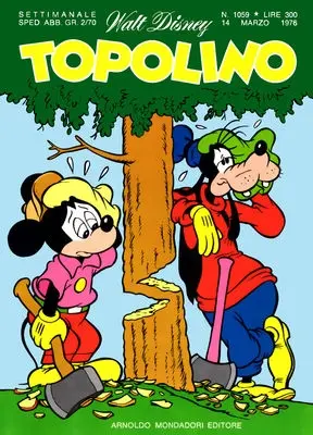 Copertina di TOPOLINO · 1059 — Topolino n. 1059