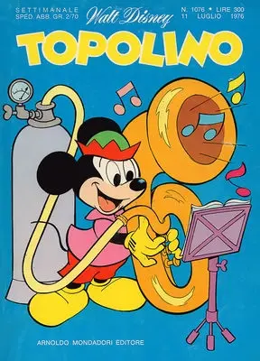 Copertina di TOPOLINO · 1076 — Topolino n. 1076