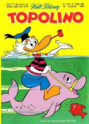 Copertina di TOPOLINO · 1077 — Topolino n. 1077
