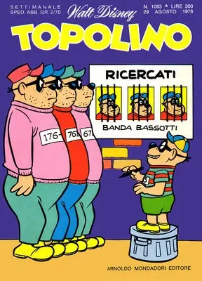 Copertina di TOPOLINO · 1083 — Topolino n. 1083