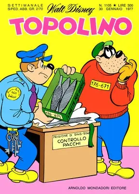 Copertina di TOPOLINO · 1105 — Topolino n. 1105