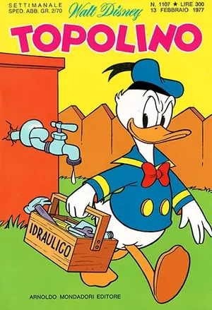 Copertina di TOPOLINO · 1107 — Topolino n. 1107