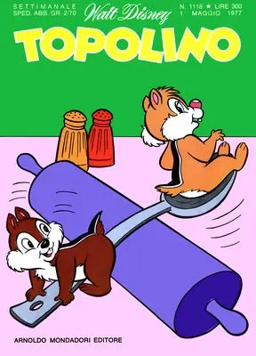 Copertina di TOPOLINO · 1118 — Topolino n. 1118