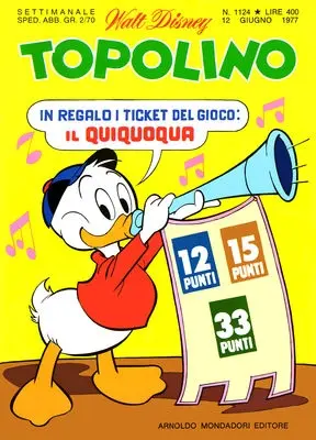 Copertina di TOPOLINO · 1124 — Topolino n. 1124