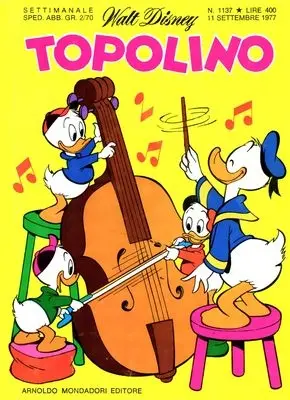 Copertina di TOPOLINO · 1137 — Topolino n. 1137