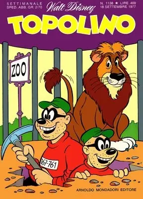 Copertina di TOPOLINO · 1138 — Topolino n. 1138
