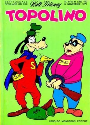 Copertina di TOPOLINO · 1145 — Topolino n. 1145