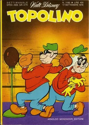 Copertina di TOPOLINO · 1190 — Topolino n. 1190