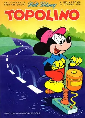 Copertina di TOPOLINO · 1195 — Topolino n. 1195