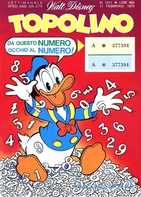 Copertina di TOPOLINO · 1211 — Topolino n. 1211