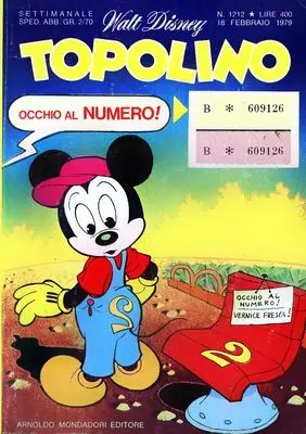 Copertina di TOPOLINO · 1212 — Topolino n. 1212