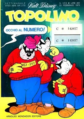 Copertina di TOPOLINO · 1213 — Topolino n. 1213