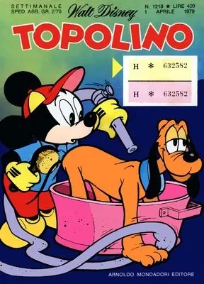 Copertina di TOPOLINO · 1218 — Topolino n. 1218