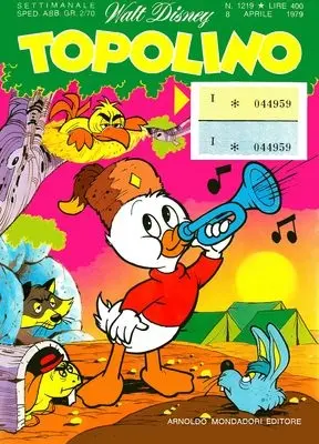 Copertina di TOPOLINO · 1219 — Topolino n. 1219