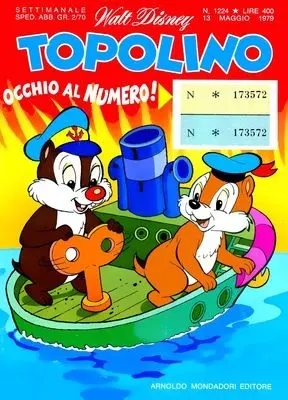 Copertina di TOPOLINO · 1224 — Topolino n. 1224