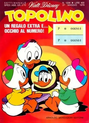 Copertina di TOPOLINO · 1226 — Topolino n. 1226