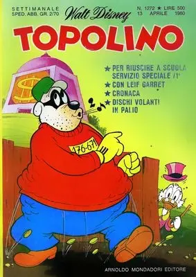 Copertina di TOPOLINO · 1272 — Topolino n. 1272