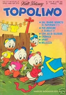 Copertina di TOPOLINO · 1274 — Topolino n. 1274
