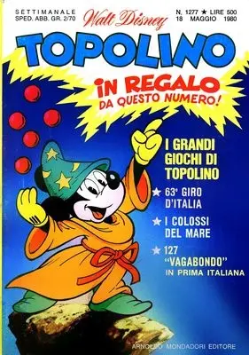 Copertina di TOPOLINO · 1277 — Topolino n. 1277