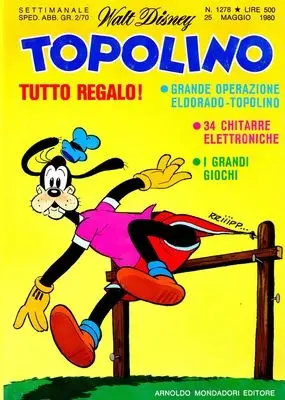 Copertina di TOPOLINO · 1278 — Topolino n. 1278