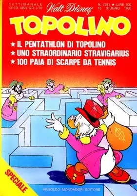 Copertina di TOPOLINO · 1281 — Topolino n. 1281