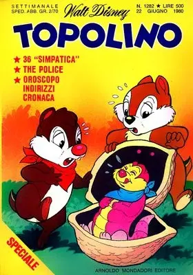 Copertina di TOPOLINO · 1282 — Topolino n. 1282