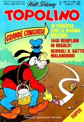 Copertina di TOPOLINO · 1287 — Topolino n. 1287