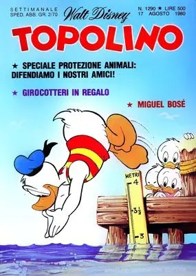 Copertina di TOPOLINO · 1290 — Topolino n. 1290