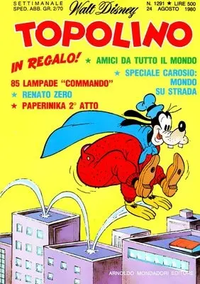 Copertina di TOPOLINO · 1291 — Topolino n. 1291