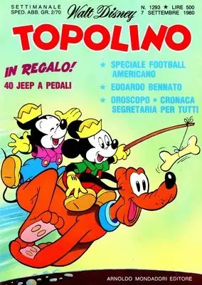 Copertina di TOPOLINO · 1293 — Topolino n. 1293