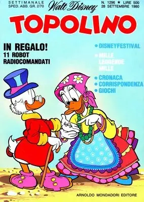 Copertina di TOPOLINO · 1296 — Topolino n. 1296