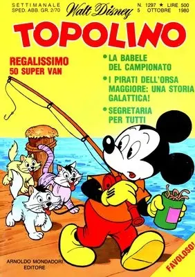 Copertina di TOPOLINO · 1297 — Topolino n. 1297