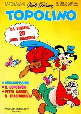 Copertina di TOPOLINO · 1304 — Topolino n. 1304