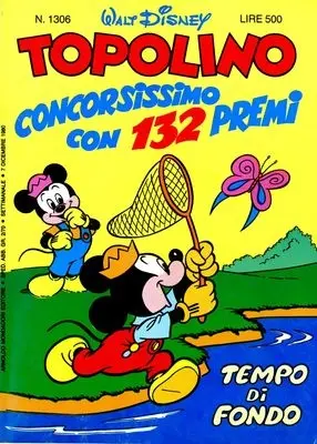 Copertina di TOPOLINO · 1306 — Topolino n. 1306