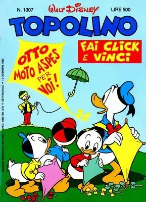 Copertina di TOPOLINO · 1307 — Topolino n. 1307