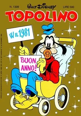 Copertina di TOPOLINO · 1309 — Topolino n. 1309