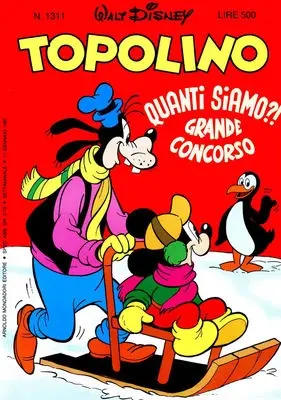 Copertina di TOPOLINO · 1311 — Topolino n. 1311