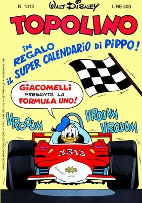 Copertina di TOPOLINO · 1312 — Topolino n. 1312