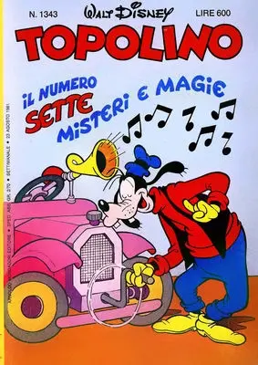 Copertina di TOPOLINO · 1343 — Topolino n. 1343
