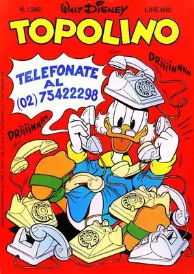 Copertina di TOPOLINO · 1346 — Topolino n. 1346