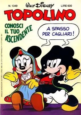 Copertina di TOPOLINO · 1349 — Topolino n. 1349
