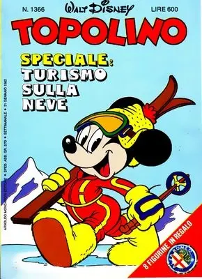 Copertina di TOPOLINO · 1366 — Topolino n. 1366