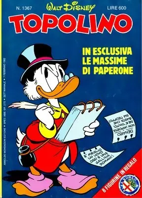 Copertina di TOPOLINO · 1367 — Topolino n. 1367