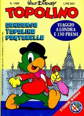 Copertina di TOPOLINO · 1368 — Topolino n. 1368
