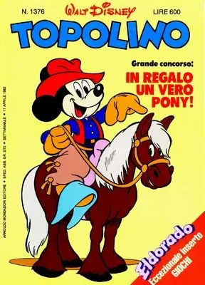 Copertina di TOPOLINO · 1376 — Topolino n. 1376