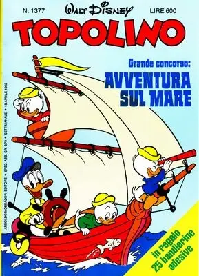 Copertina di TOPOLINO · 1377 — Topolino n. 1377
