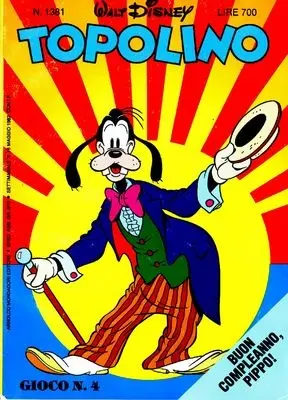 Copertina di TOPOLINO · 1381 — Topolino n. 1381